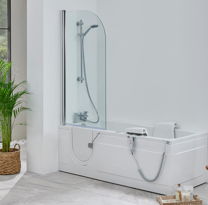 Montana Walk in Bath traditional bath with door entry and powered lifting seat As seen on TV